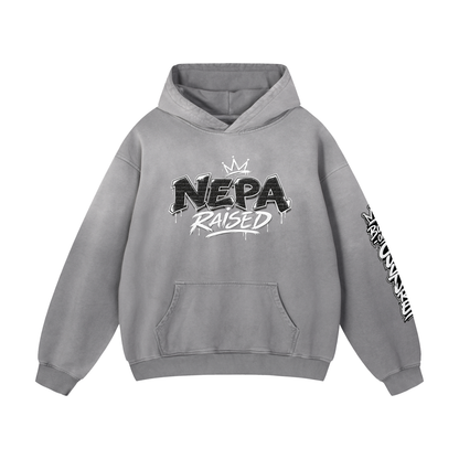 NEPA Raised Heavyweight Sunfade Oversized Hoodie