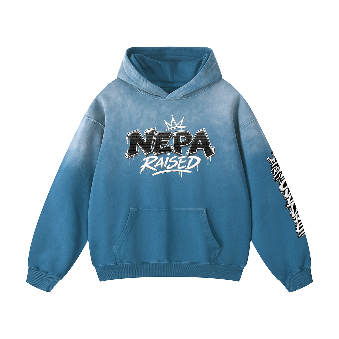 NEPA Raised Heavyweight Sunfade Oversized Hoodie