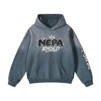 NEPA Raised Heavyweight Sunfade Oversized Hoodie