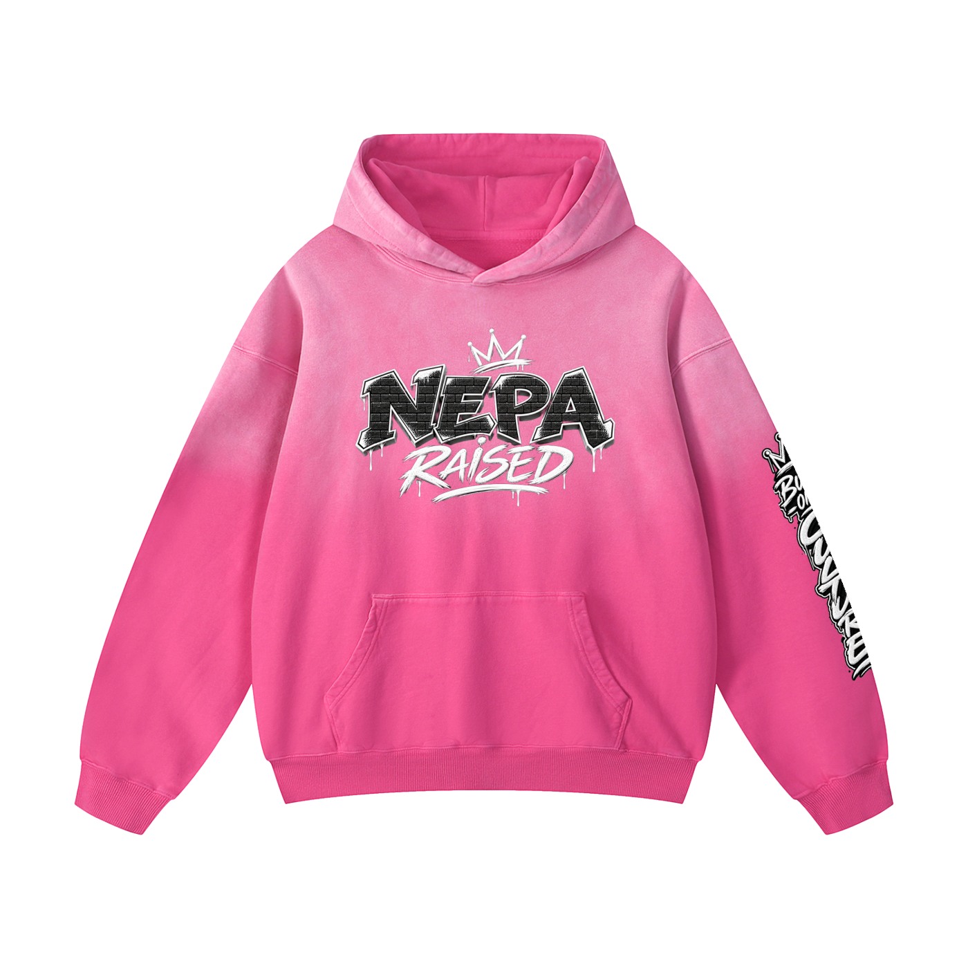 NEPA Raised Heavyweight Sunfade Oversized Hoodie