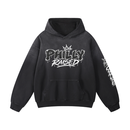 Philly Raised Heavyweight Sunfade Oversized Hoodie