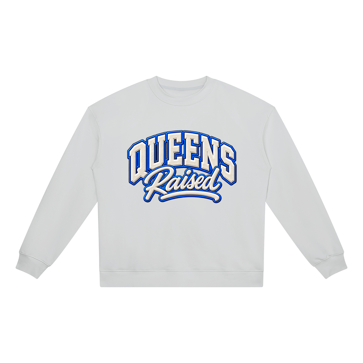 Queens Raised Unisex Heavyweight Crewneck Sweatshirt