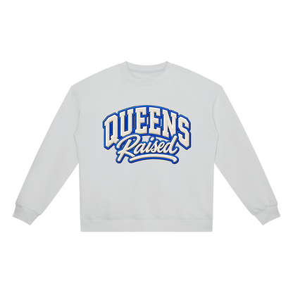 Queens Raised Unisex Heavyweight Crewneck Sweatshirt