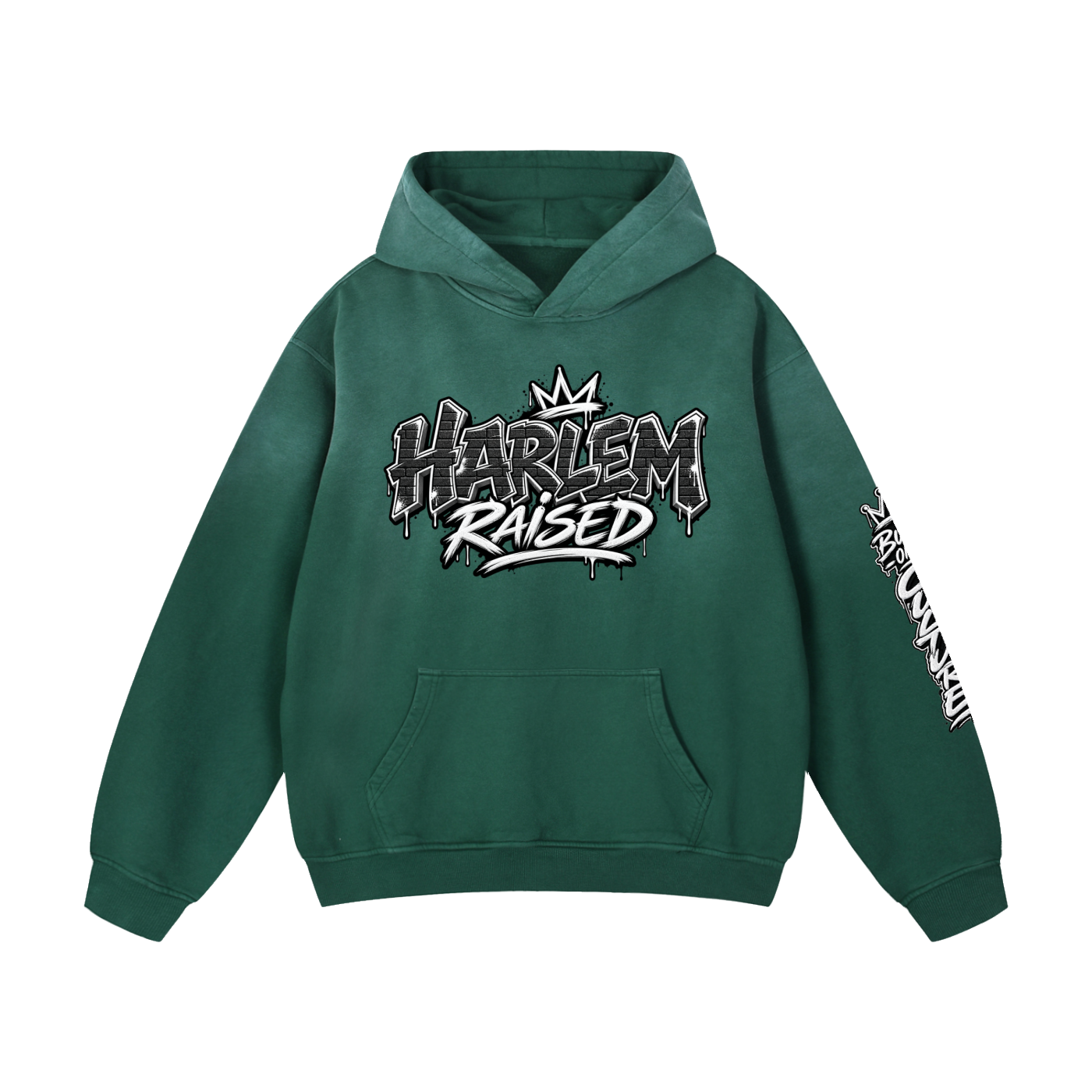 Harlem Raised Heavyweight Sunfade Oversized Hoodie