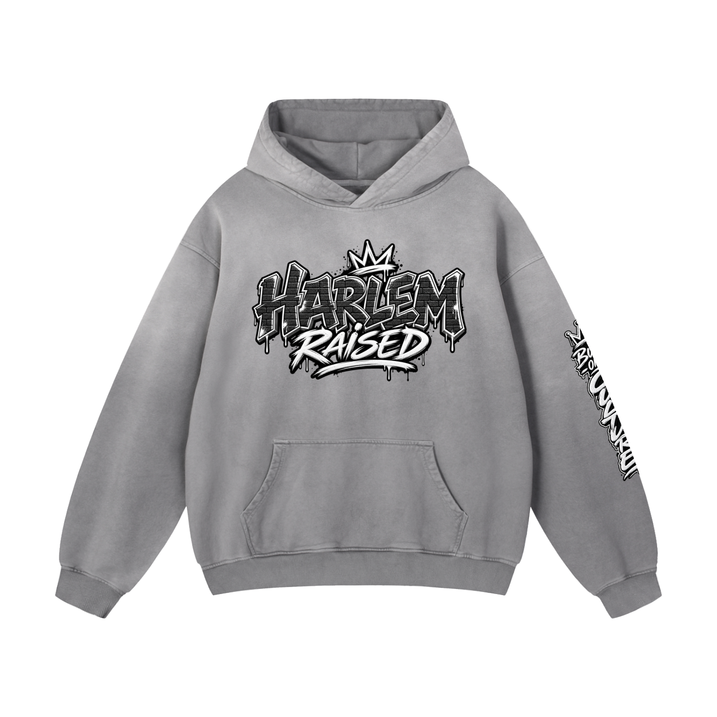 Harlem Raised Heavyweight Sunfade Oversized Hoodie
