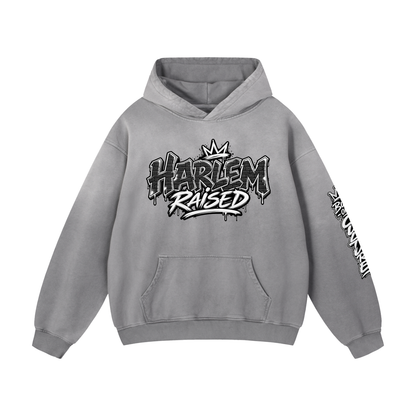 Harlem Raised Heavyweight Sunfade Oversized Hoodie
