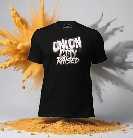 Jerzey Union city Raised t-shirt