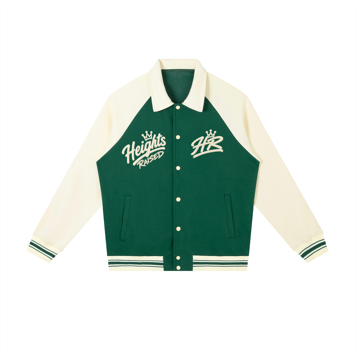 Heights Raised Contrast Raglan Sleevel Jacket