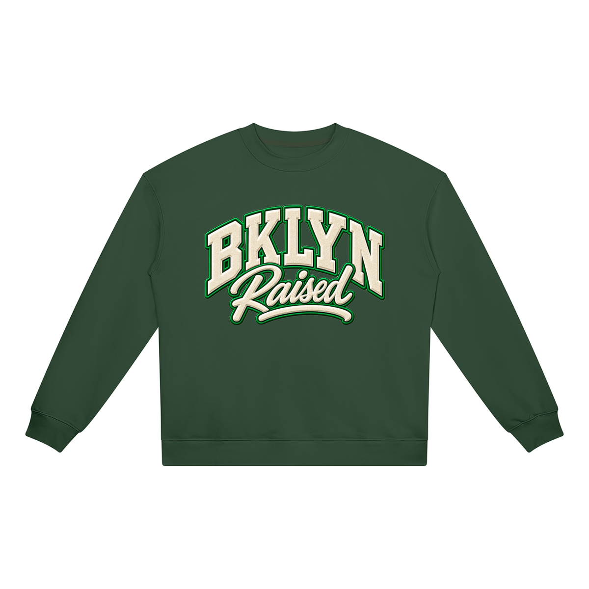 BKLYN Raised Unisex Heavyweight Crewneck Sweatshirt