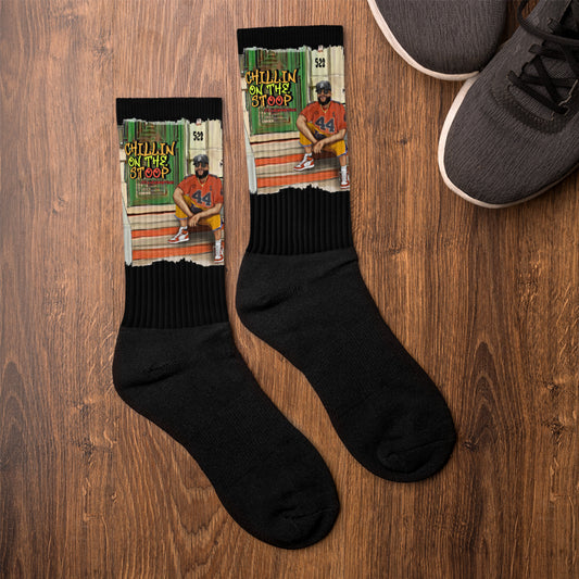 Chillinonthestoop Logo Socks