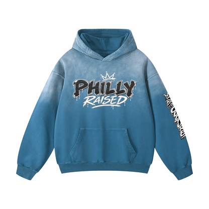 Philly Raised Heavyweight Sunfade Oversized Hoodie