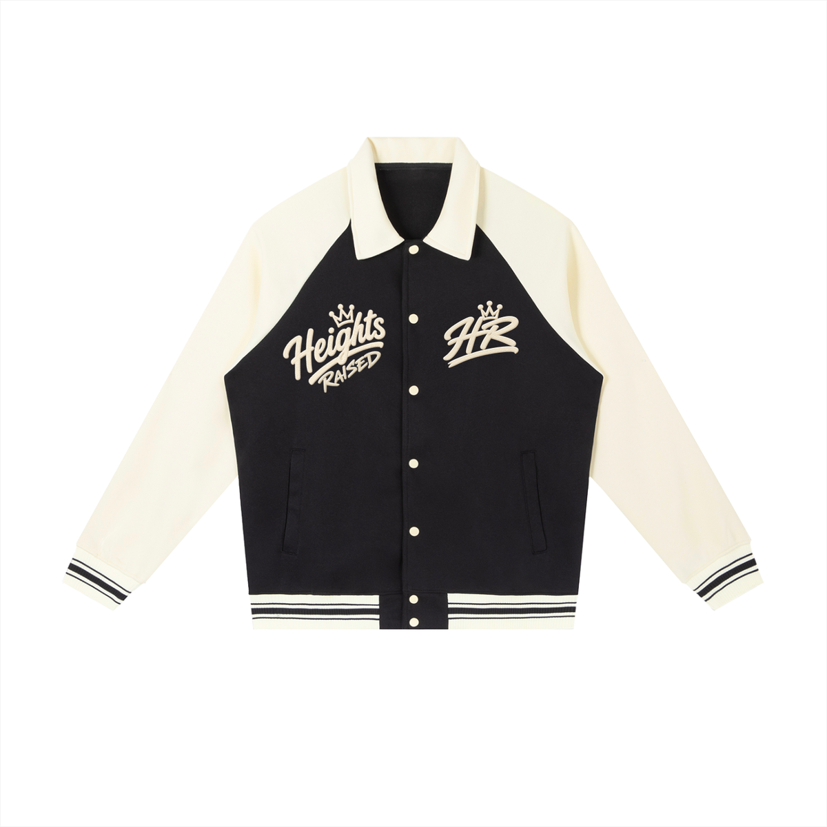 Heights Raised Contrast Raglan Sleevel Jacket