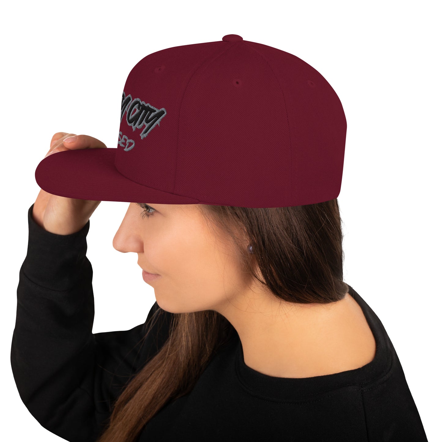 Jerzey City Raised Snapback Hat