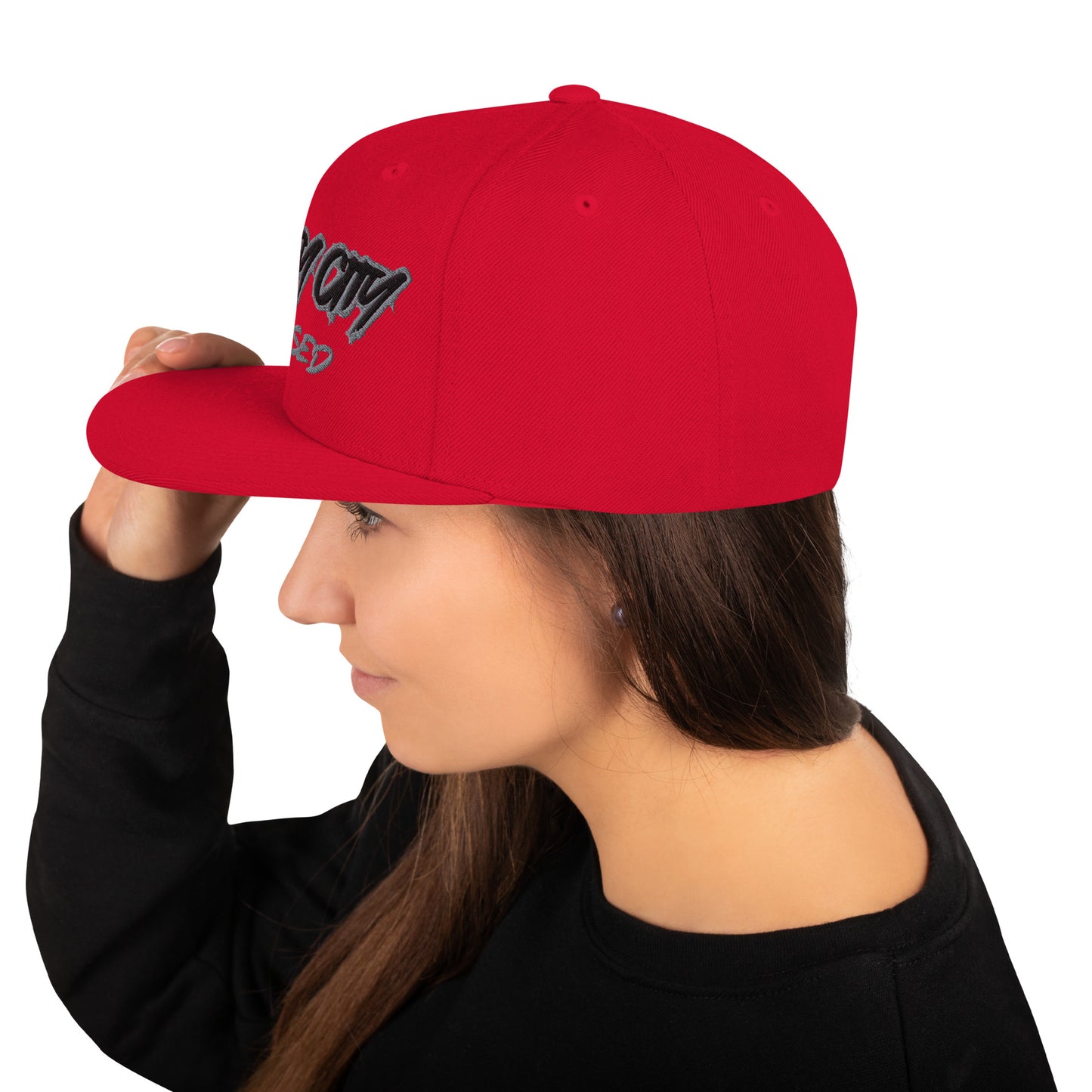 Jerzey City Raised Snapback Hat