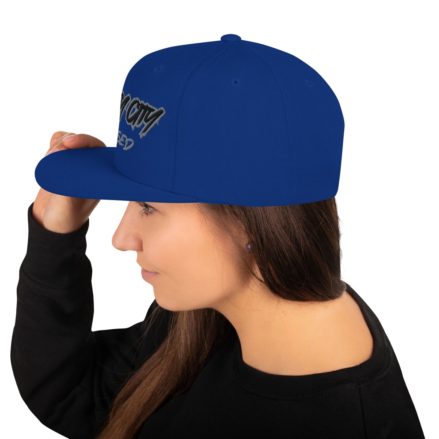 Jerzey City Raised Snapback Hat