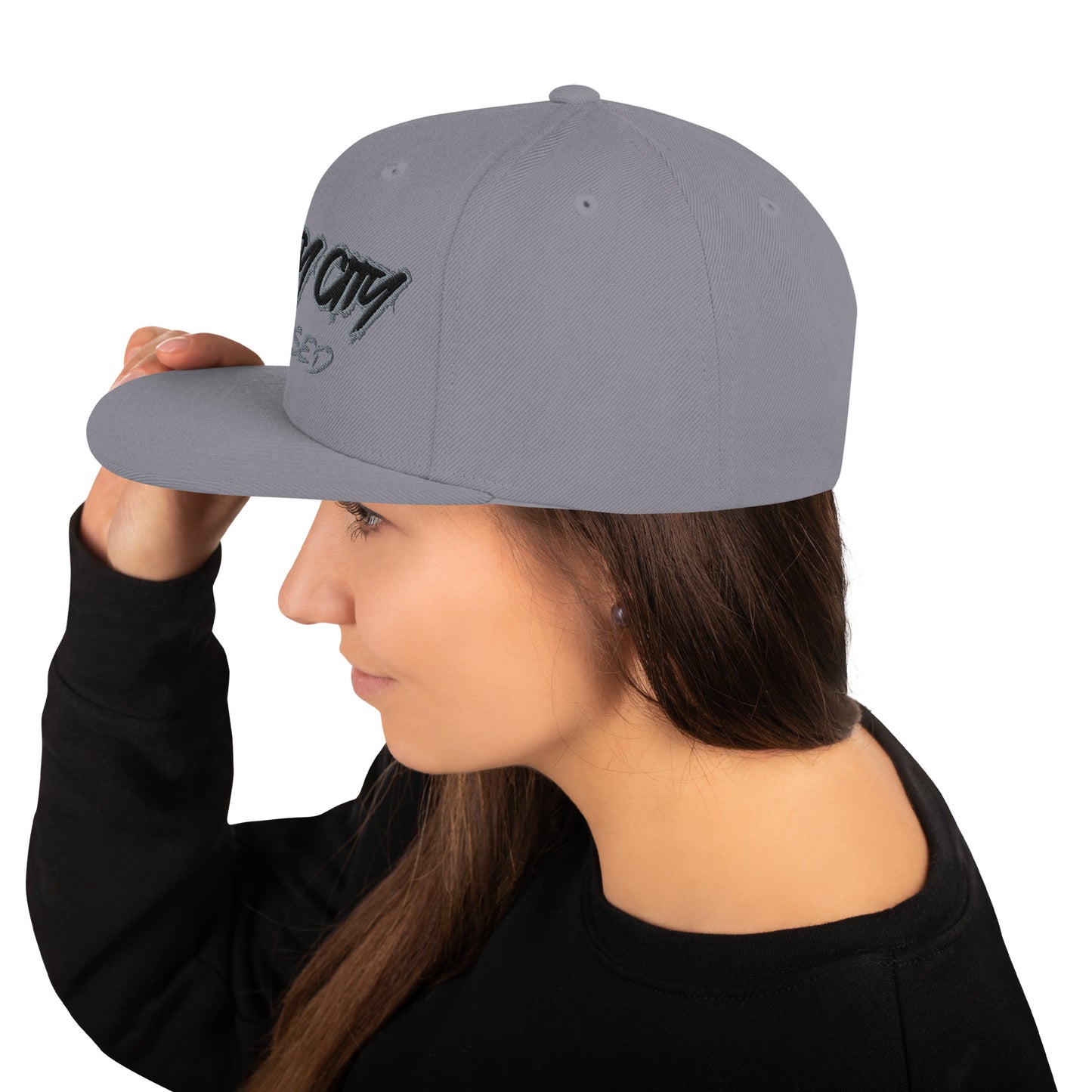 Jerzey City Raised Snapback Hat
