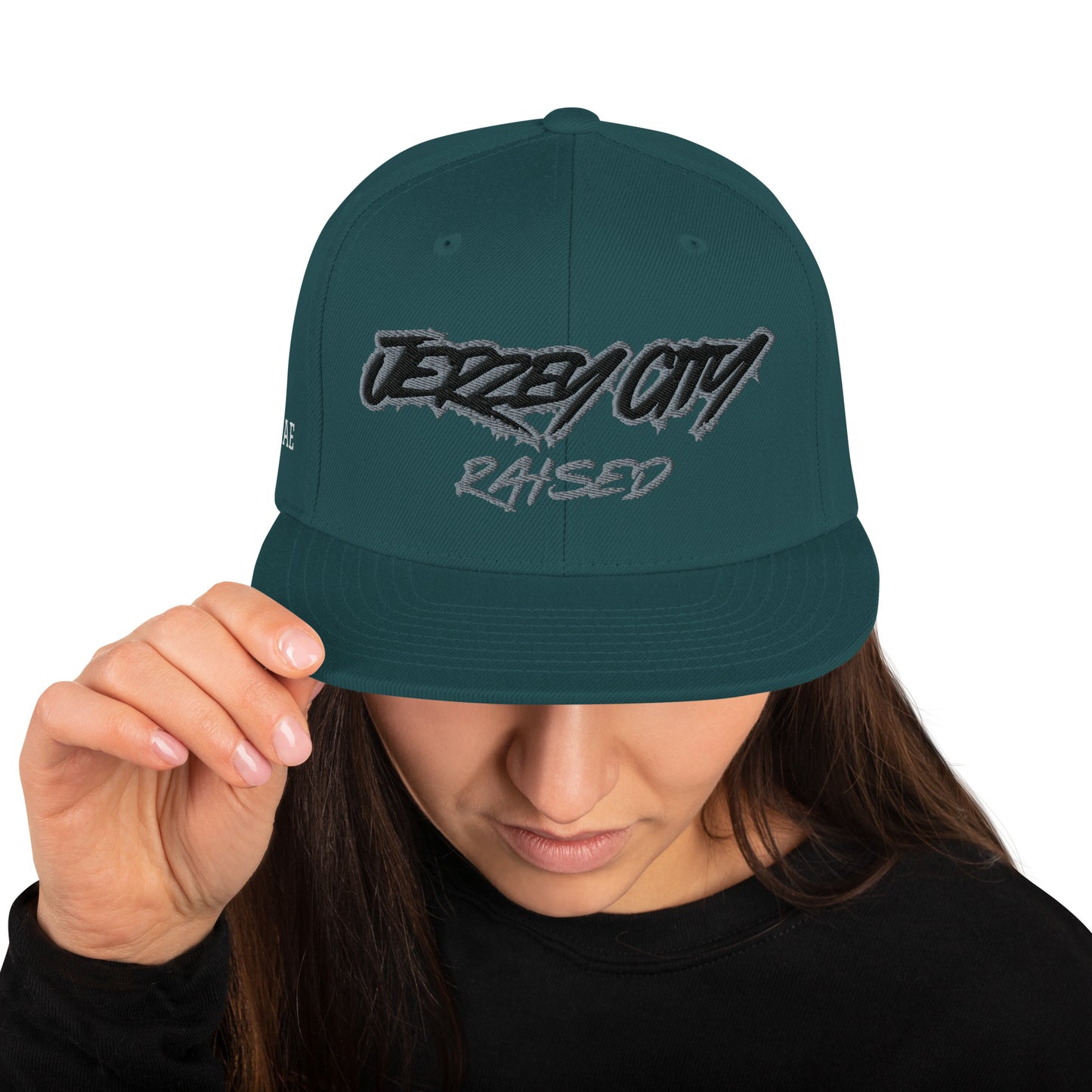 Jerzey City Raised Snapback Hat