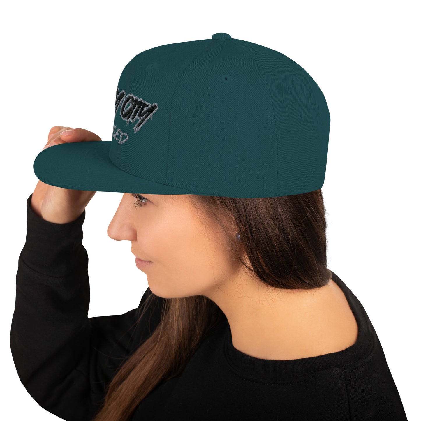 Jerzey City Raised Snapback Hat