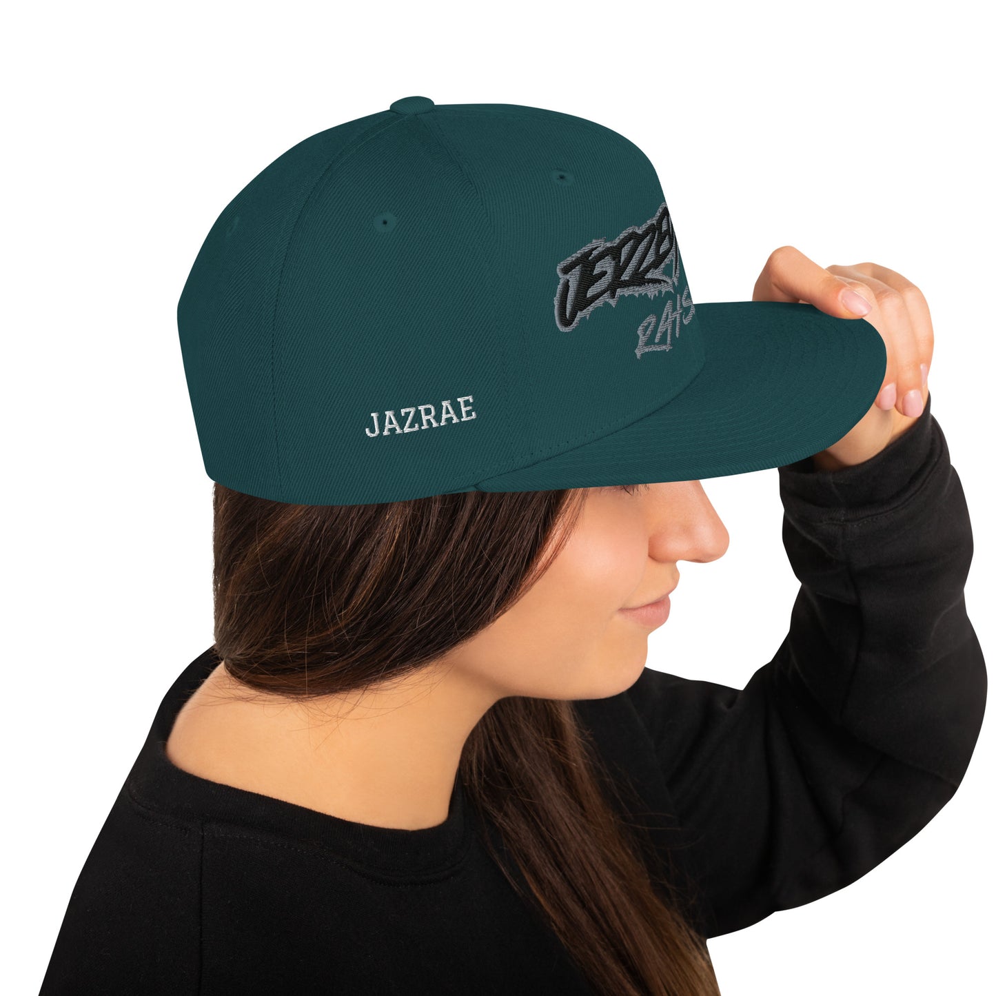 Jerzey City Raised Snapback Hat