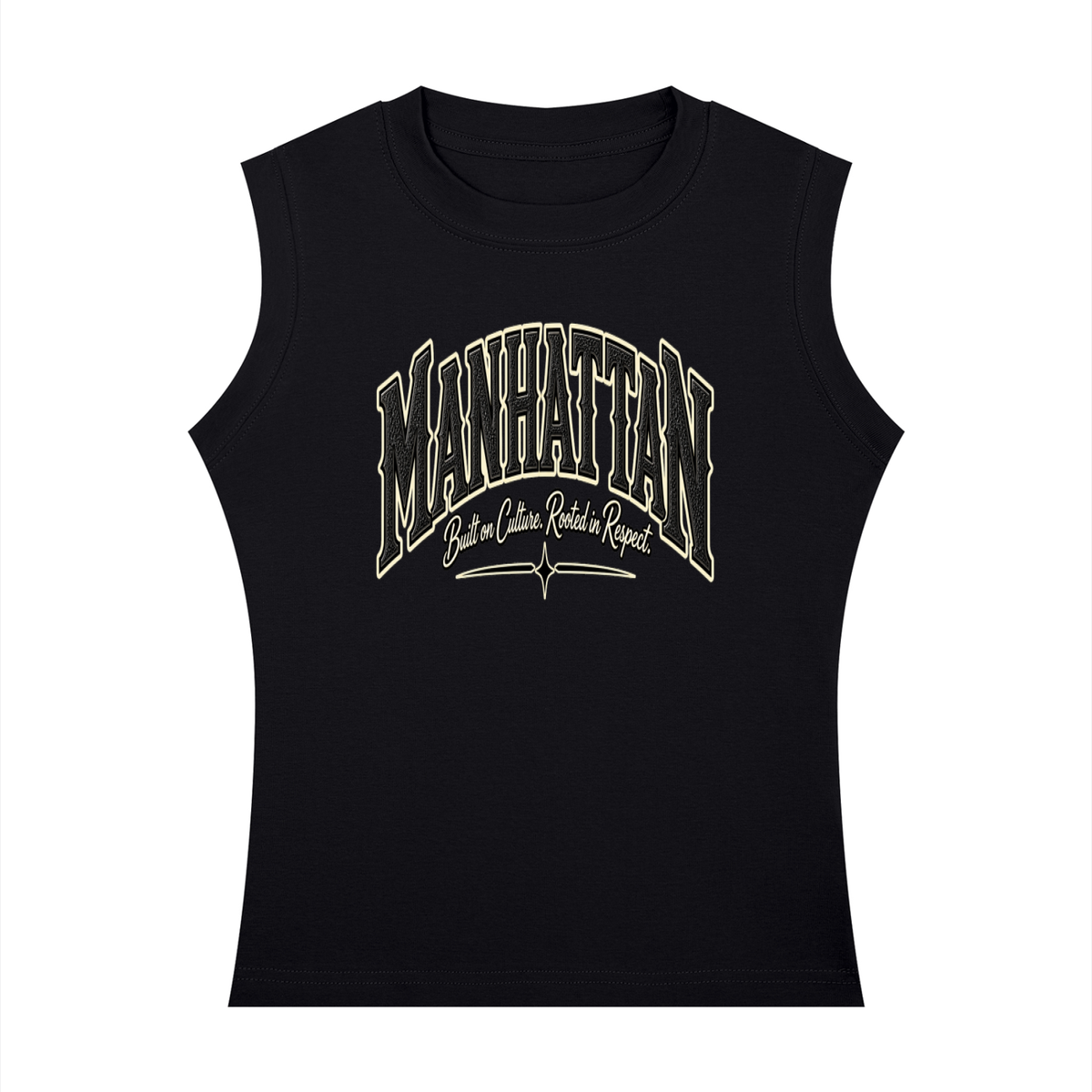 Manhattan Raised Women's Crewneck Tank Top