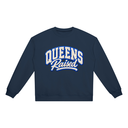 Queens Raised Unisex Heavyweight Crewneck Sweatshirt