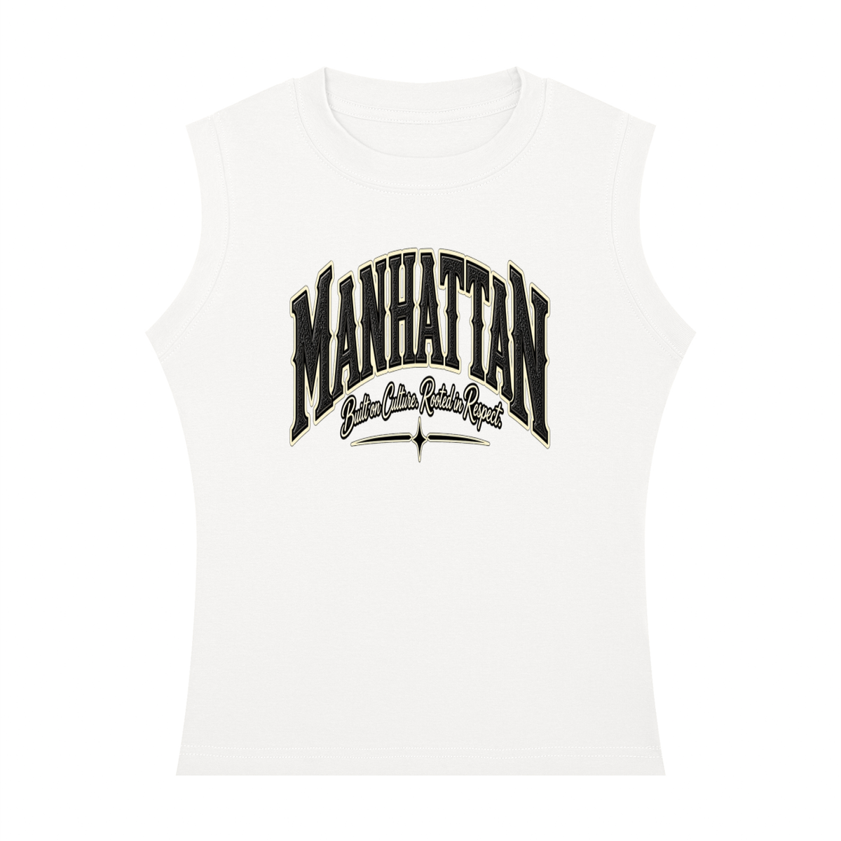 Manhattan Raised Women's Crewneck Tank Top