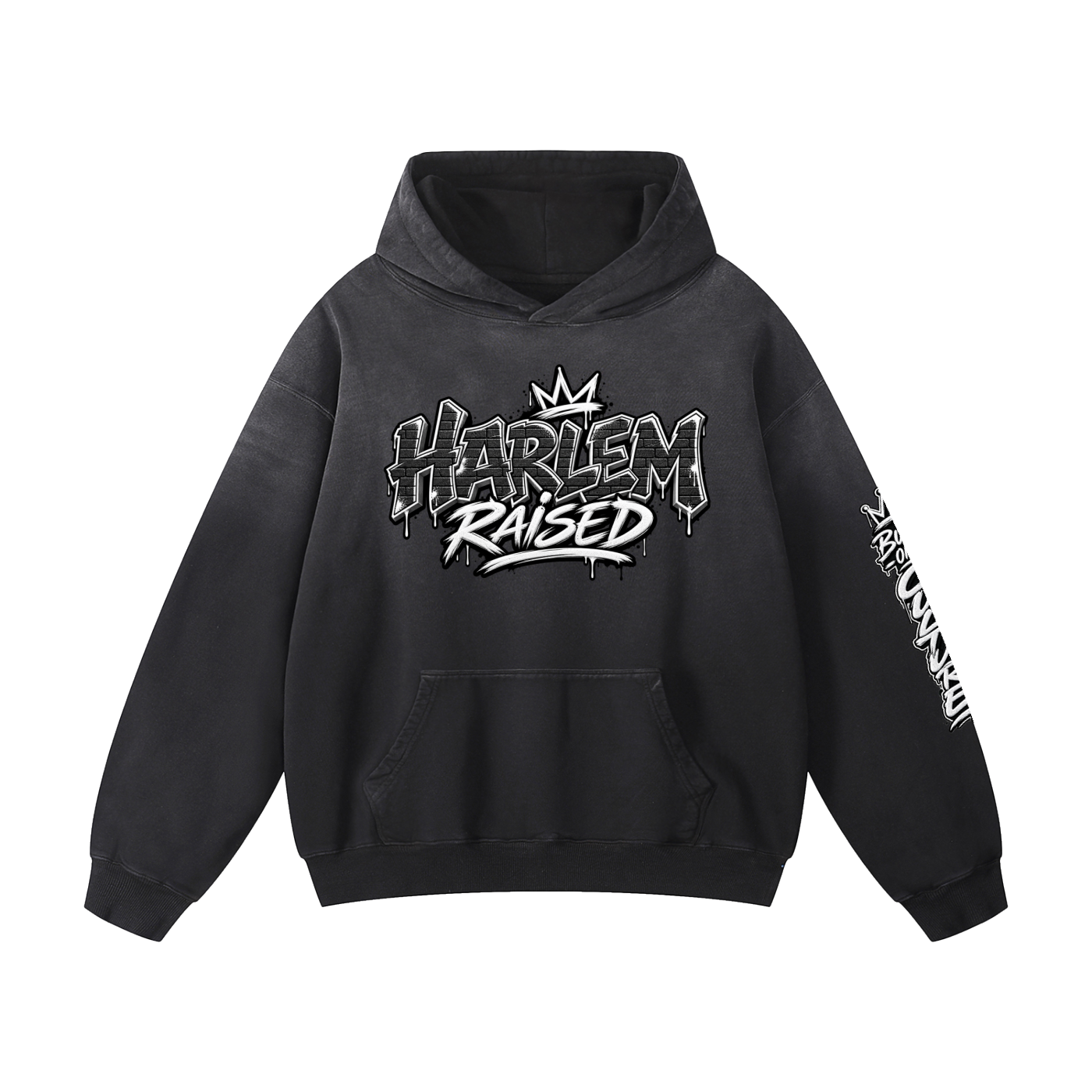 Harlem Raised Heavyweight Sunfade Oversized Hoodie
