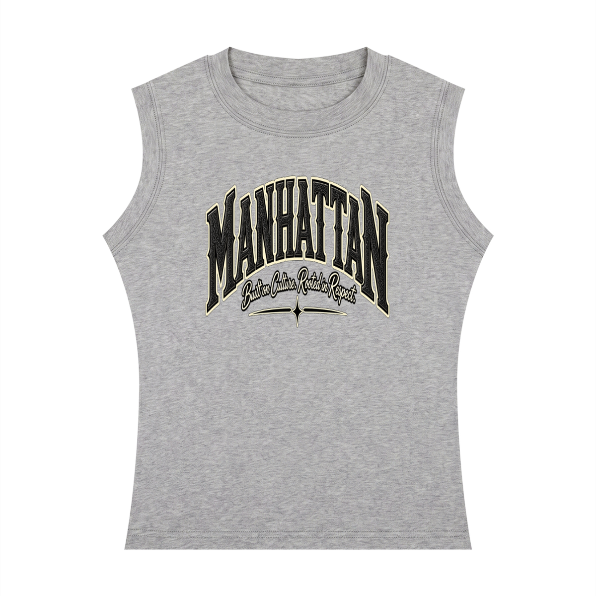 Manhattan Raised Women's Crewneck Tank Top