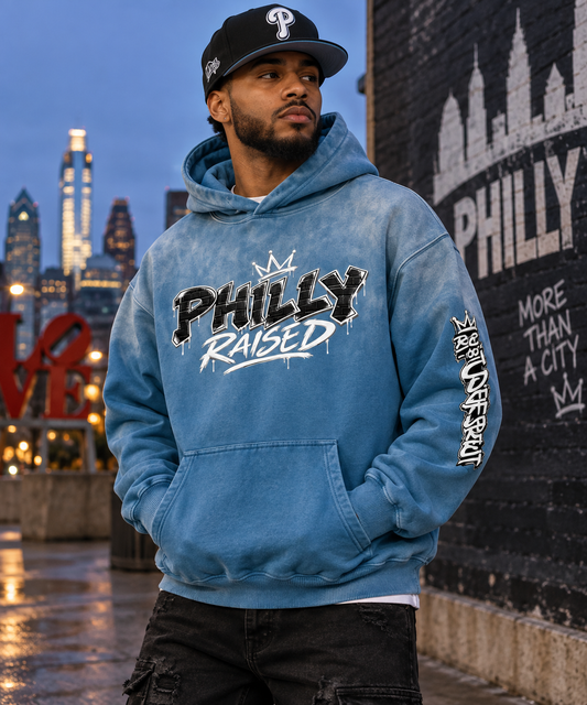 Philly Raised Heavyweight Sunfade Oversized Hoodie