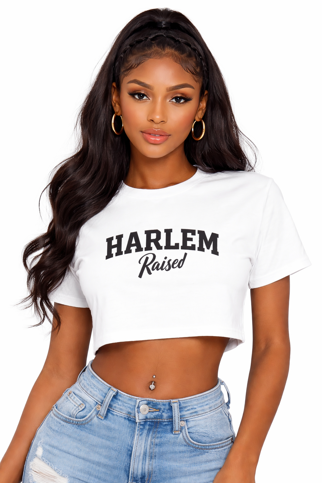 Harlem Raised Women’s crop top