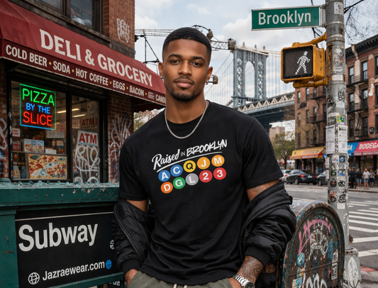 BKLYN Raised Train Line t-shirt