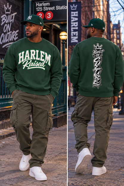 Harlem Raised Unisex Heavyweight Crewneck Sweatshirt
