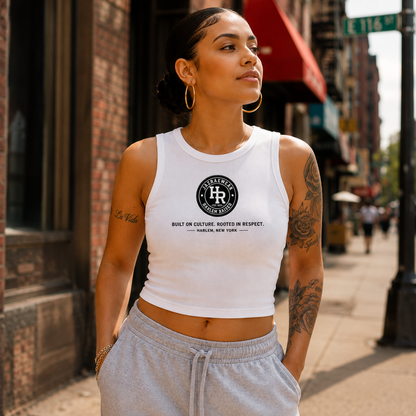 Harlem Raised Women's Tight Crewneck Crop Tank Top