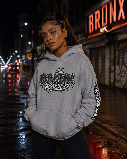 Bronx Raised Heavyweight Sunfade Oversized Hoodie