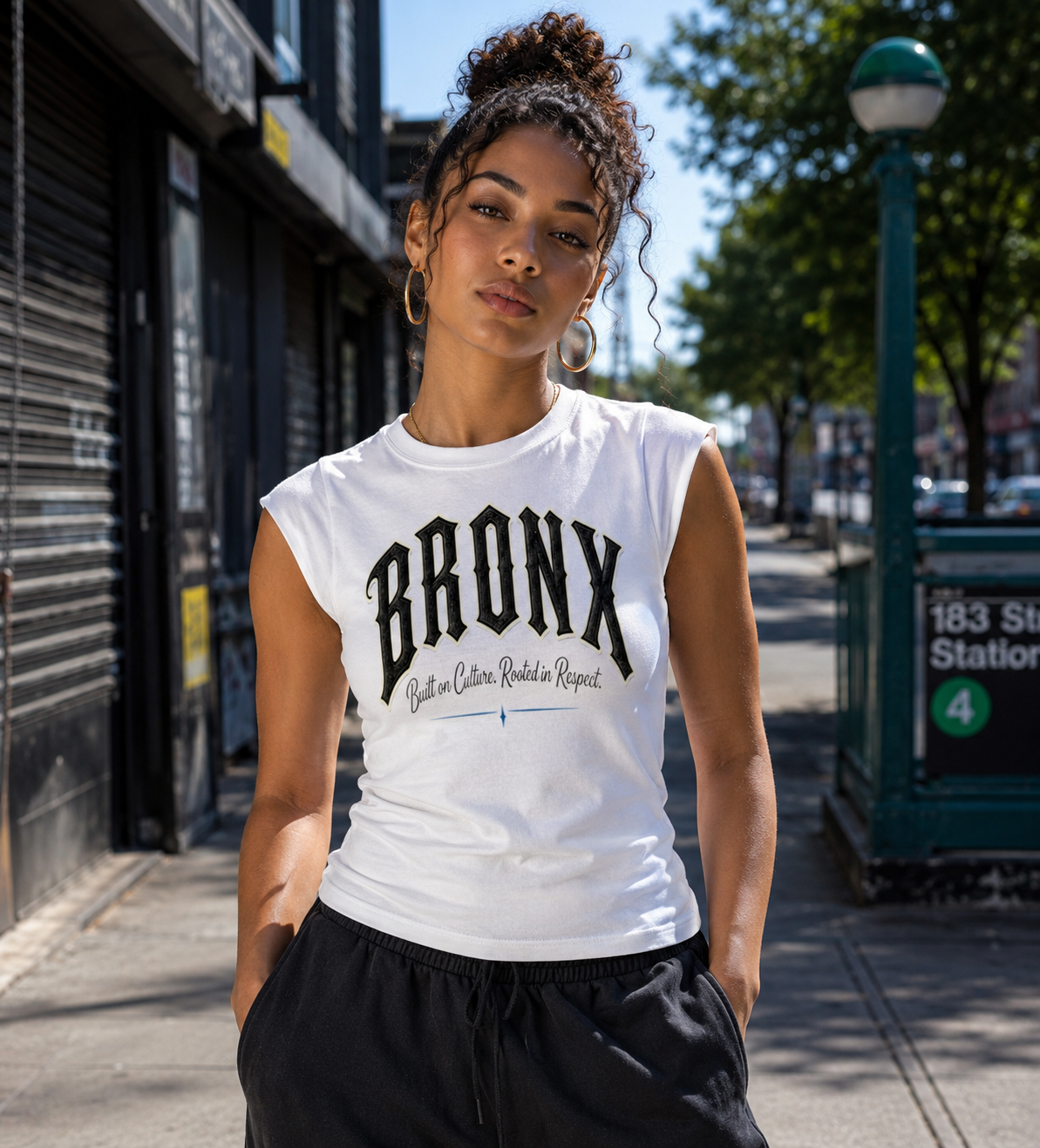 Bronx Raised Women's Crewneck Tank Top
