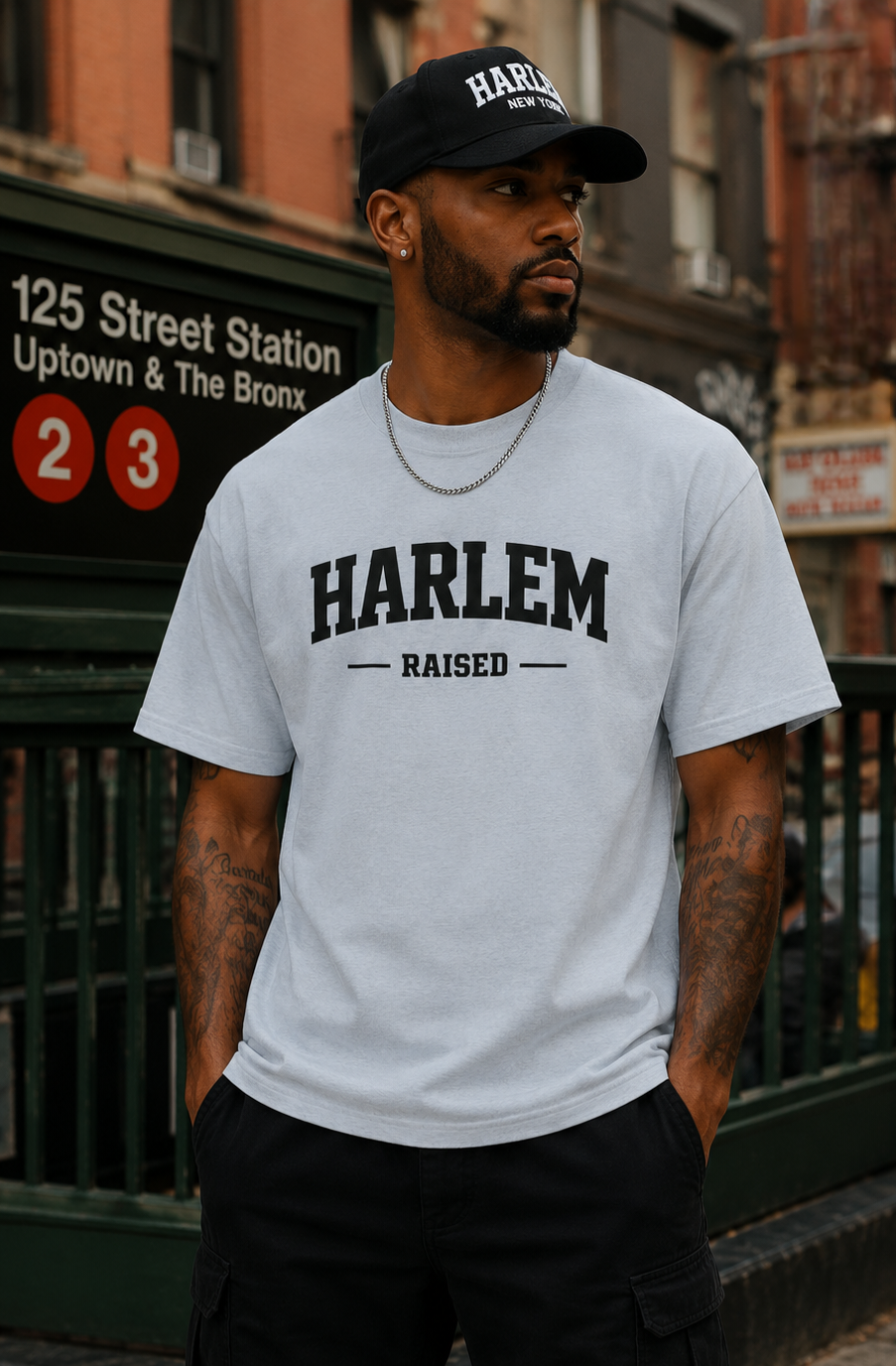 Harlem Raised t-shirt