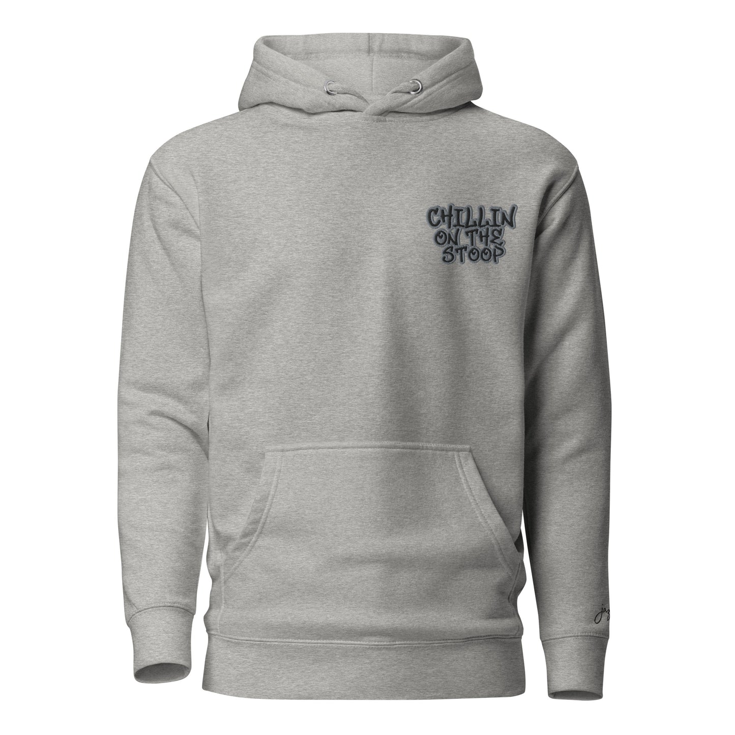 CHILLIN ON THE STOOP Stitched  Unisex Hoodie