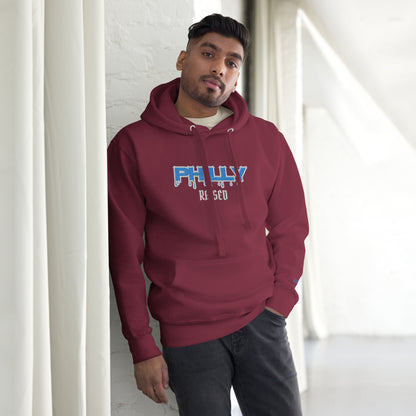 Philly Raised Stitched Hoodie