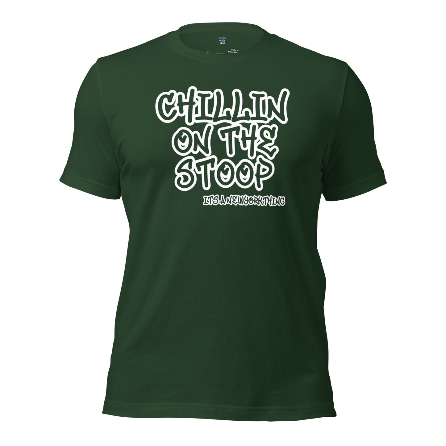 #1 CHILLIN ON THE STOOP Unisex t-shirt in different colors