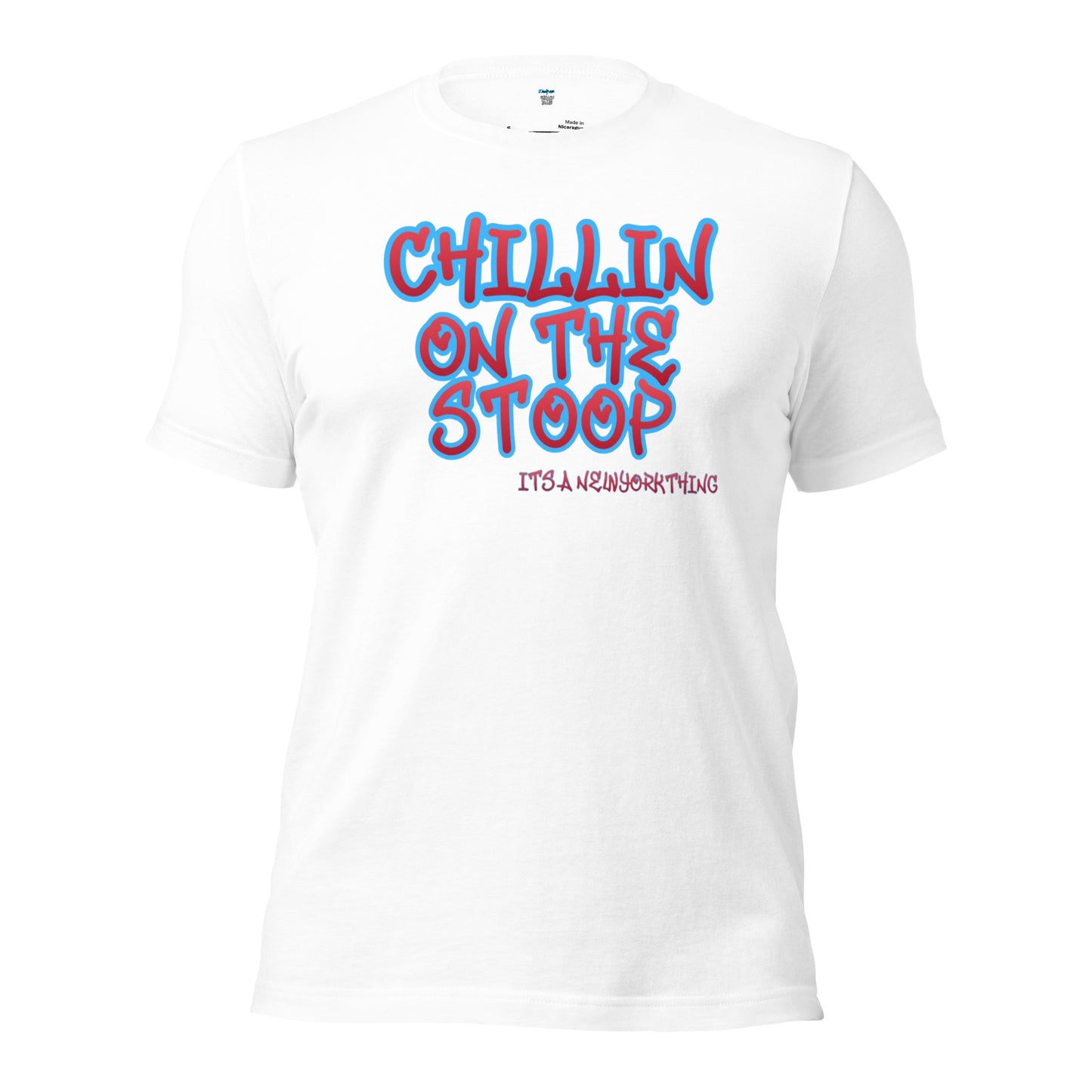 CHILLIN ON THE STOOP Unisex t-shirt