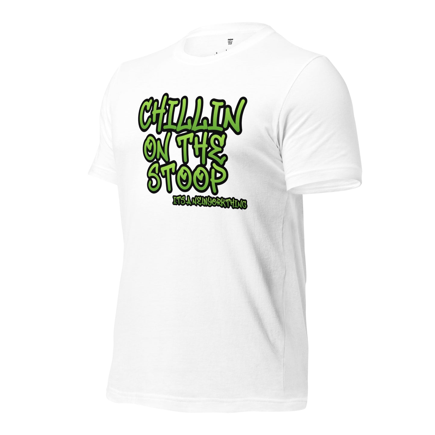 CHILLON ON THE STOOP Unisex t-shirt