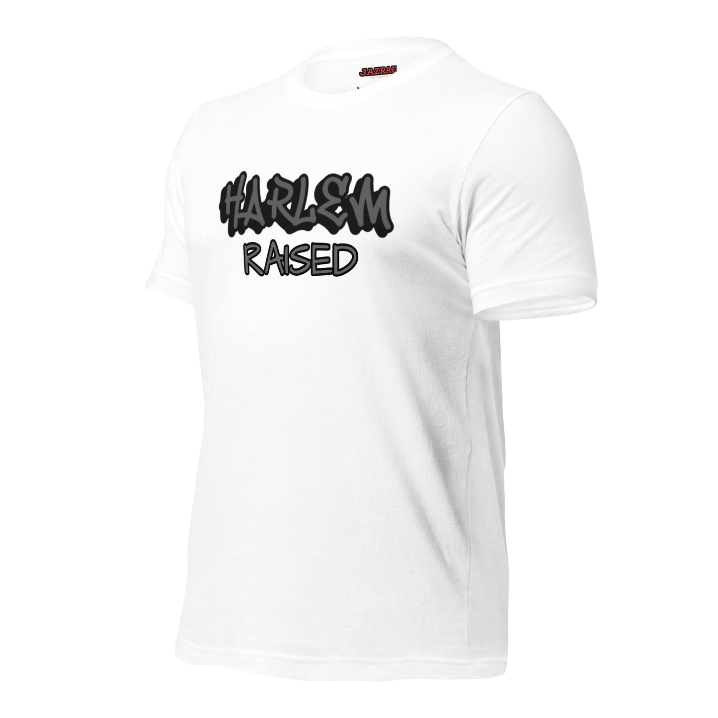 JAZRAE HARLEM raised Unisex t-shirt