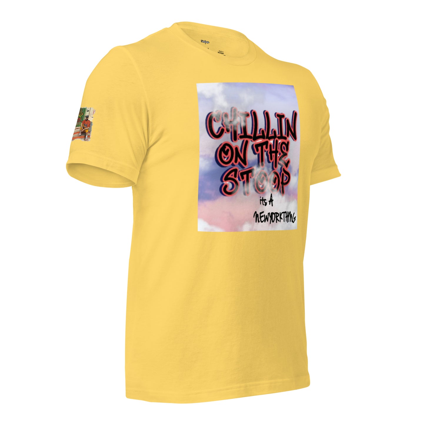 #44 CHILLIN ON THE STOOP sky is the limit Unisex t-shirt