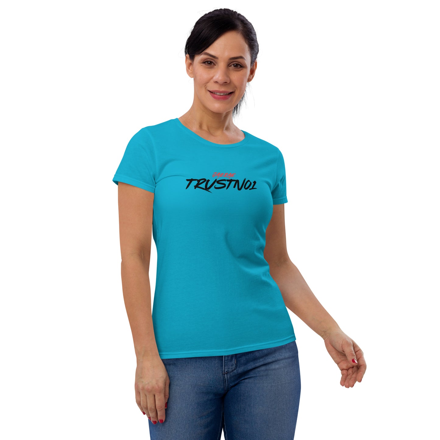 Jazrae Trustno1 Women's Short Sleeve T-Shirt