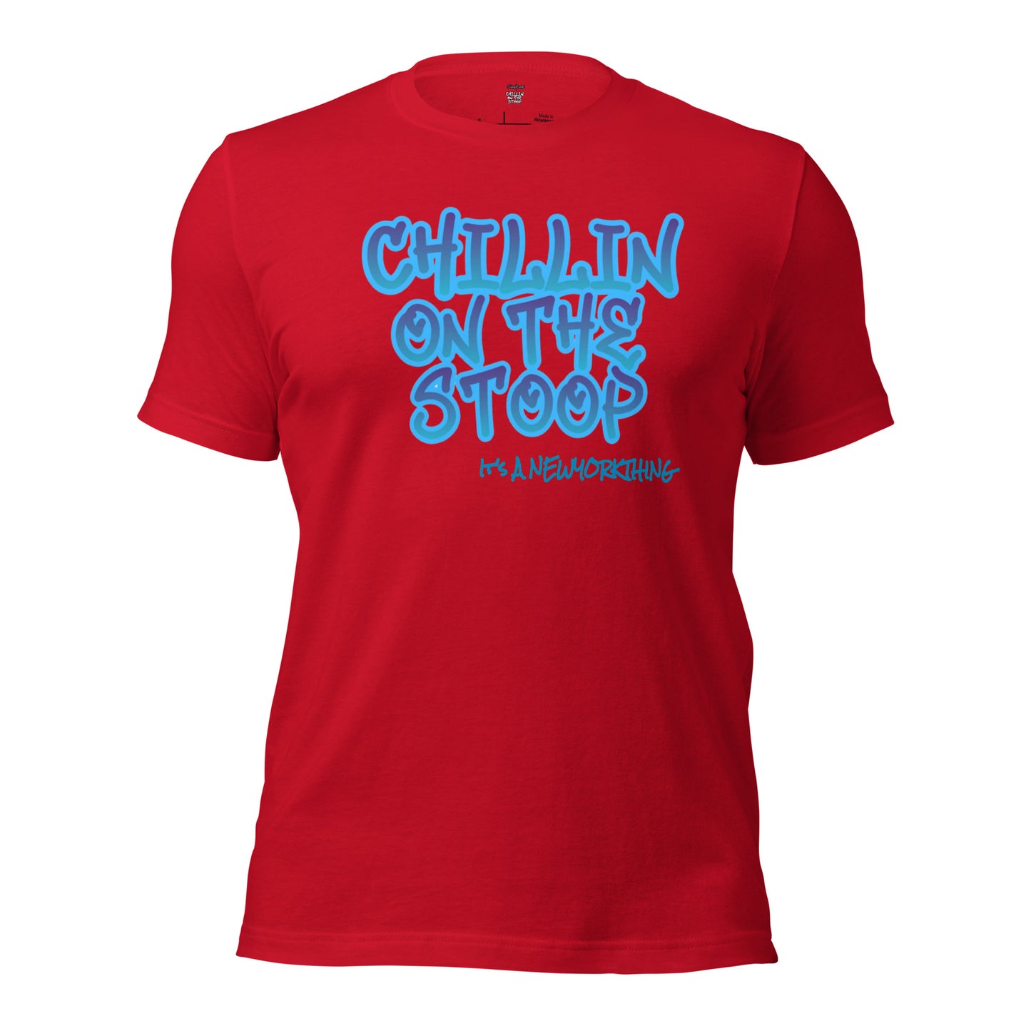 CHILLIN ON THE STOOP Unisex t-shirt