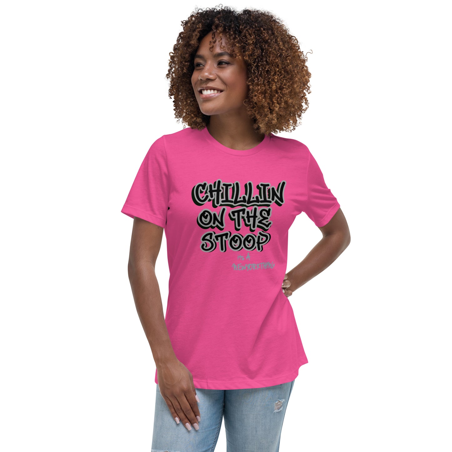 CHILLIN ON THE STOOP Relaxed T-Shirt