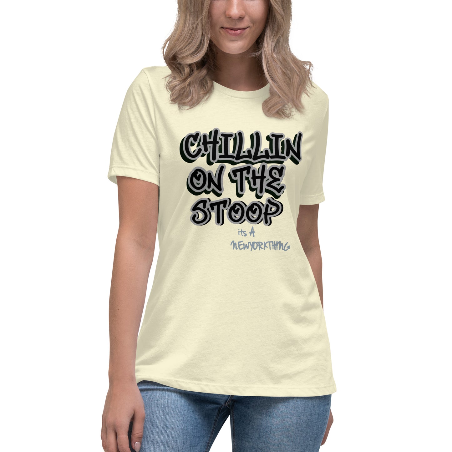 CHILLIN ON THE STOOP Relaxed T-Shirt